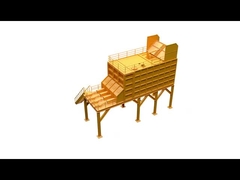 1 serbatoio di stoccaggio fanghi cubico di uscita